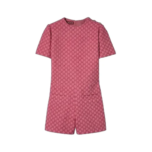 Gg Cotton Bouclé Jumpsuit