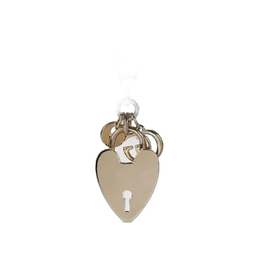 Heart-Shaped Keychain