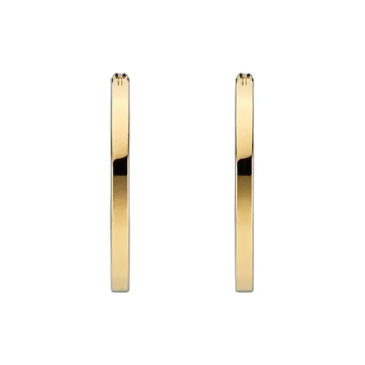 Gucci Blondie Cut-Out Hoop Earrings