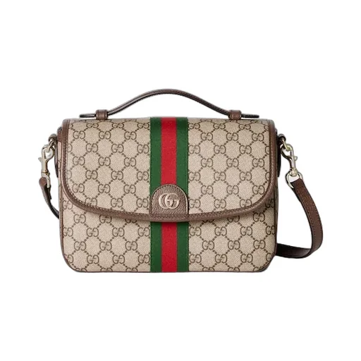 Ophidia Medium Top Handle Bag