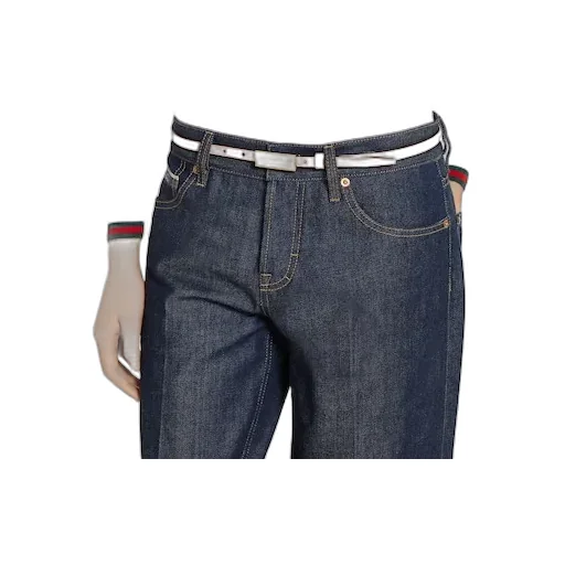 Thin Belt With Plaque Buckle