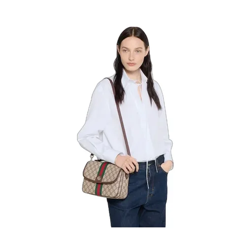 Ophidia Medium Top Handle Bag