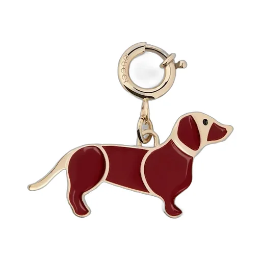 Dog-Shaped Bag Charm