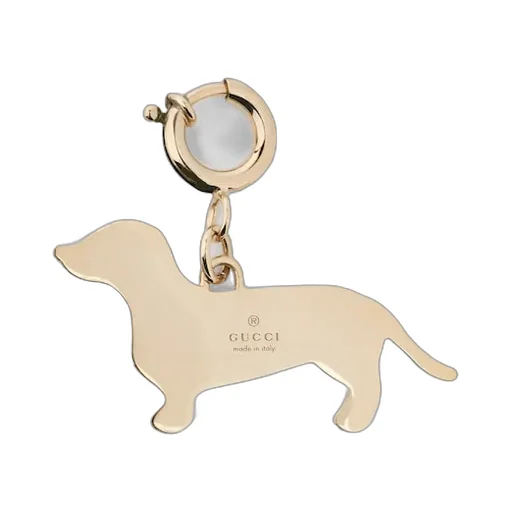 Dog-Shaped Bag Charm