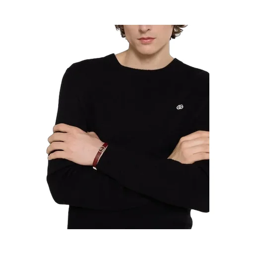 Gucci Interlocking Leather Bracelet