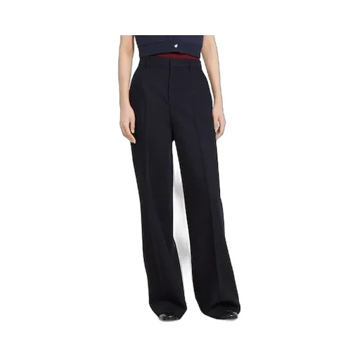 Wool Pants With Logo
