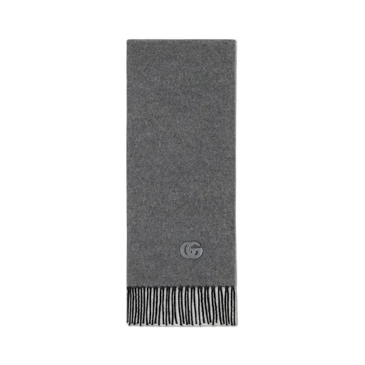 Cashmere Scarf With Patch