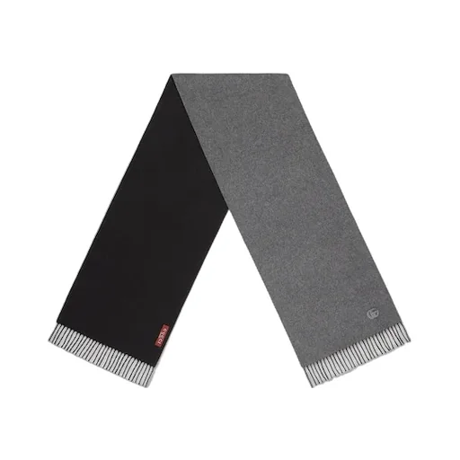 Cashmere Scarf With Patch