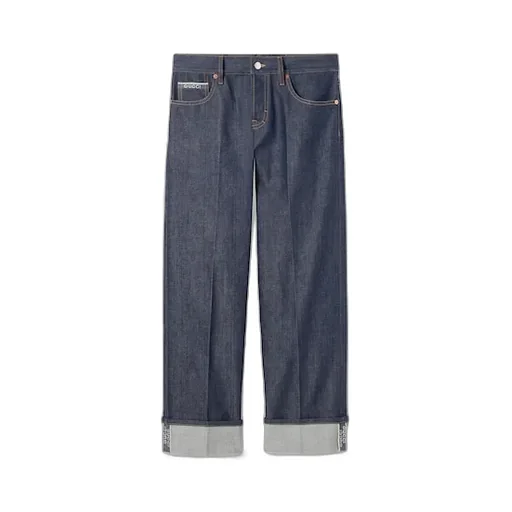 Denim Pants With Gucci Selvedge