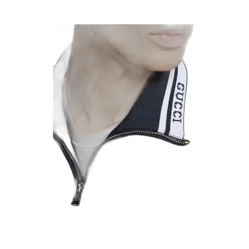 Gg Technical Jersey Zip Jacket