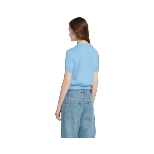 Cashmere Top With Intarsia