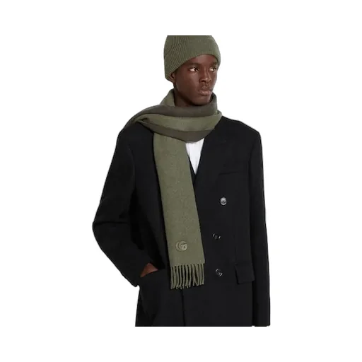 Cashmere Scarf With Patch