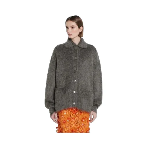 Brushed Extra Fine Mohair Cardigan