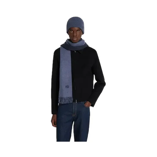 Cashmere Scarf With Patch
