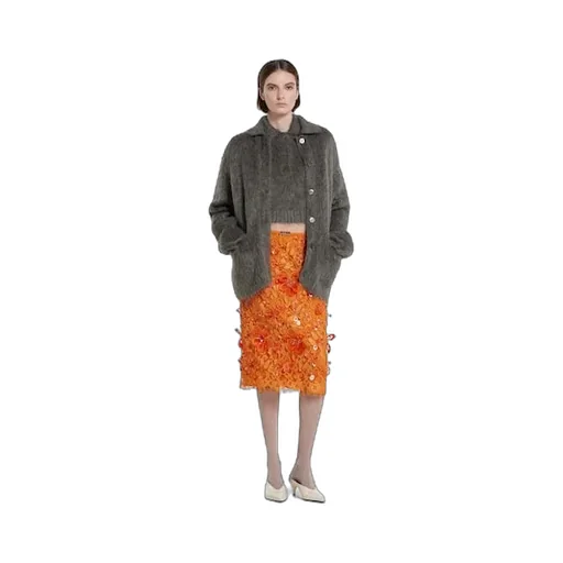 Brushed Extra Fine Mohair Cardigan