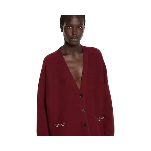 Cashmere Wool Cardigan With Horsebit