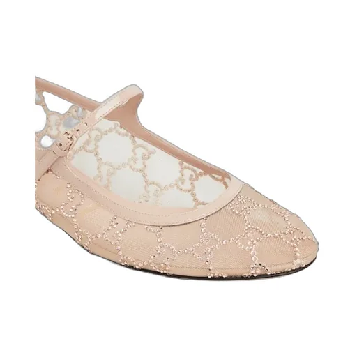 Gg Crystal Ballet Flat