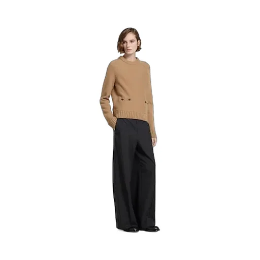 Wool Cashmere Top With Horsebit