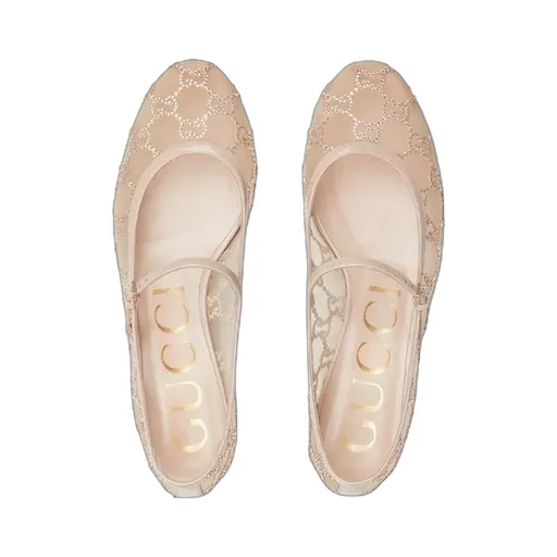 Gg Crystal Ballet Flat