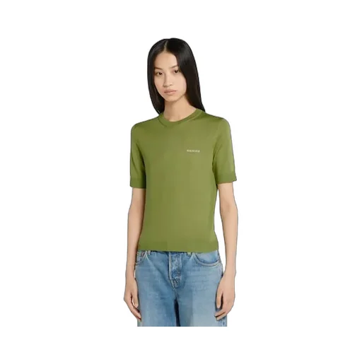 Cashmere And Silk Top With Intarsia