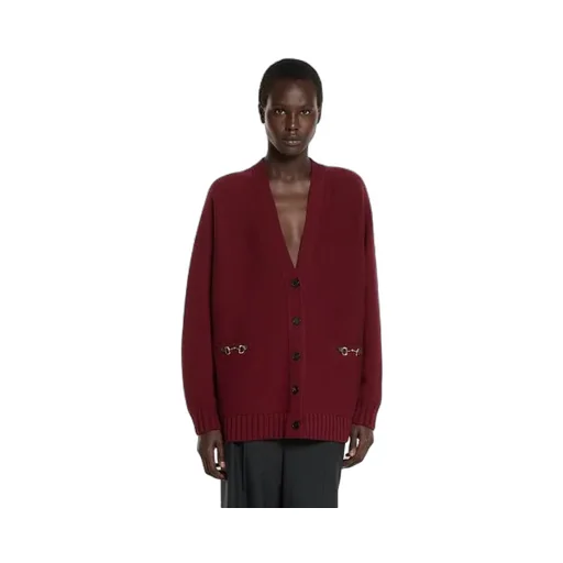 Cashmere Wool Cardigan With Horsebit