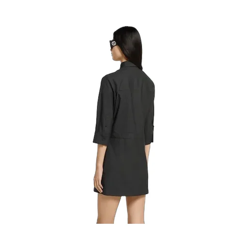 Wool Dress With Horsebit