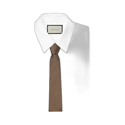 Gg Silk Jacquard Tie