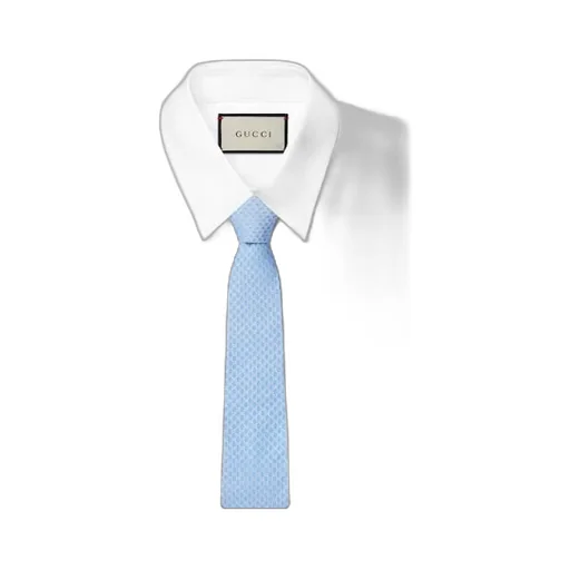 Gg Silk Jacquard Tie