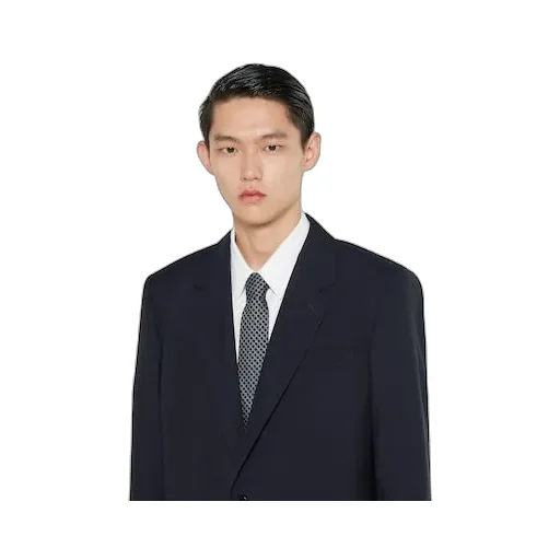 Horsebit Silk Jacquard Tie