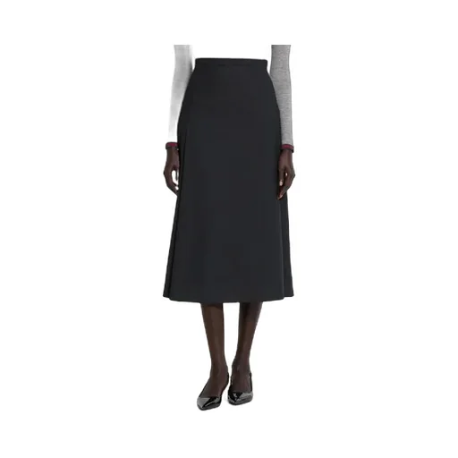 Wool Skirt With Embroidery