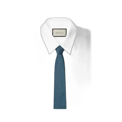 Gg Silk Jacquard Tie