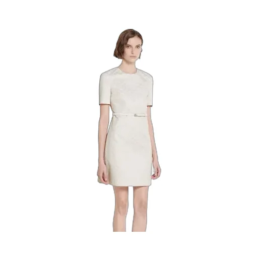 Gg Cotton Gabardine Dress