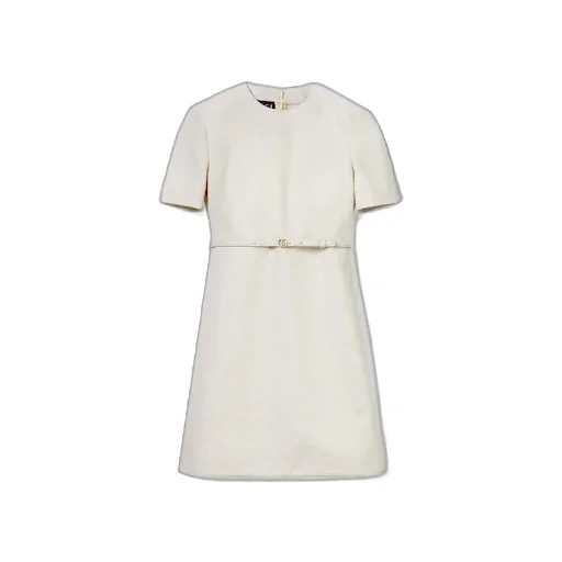 Gg Cotton Gabardine Dress