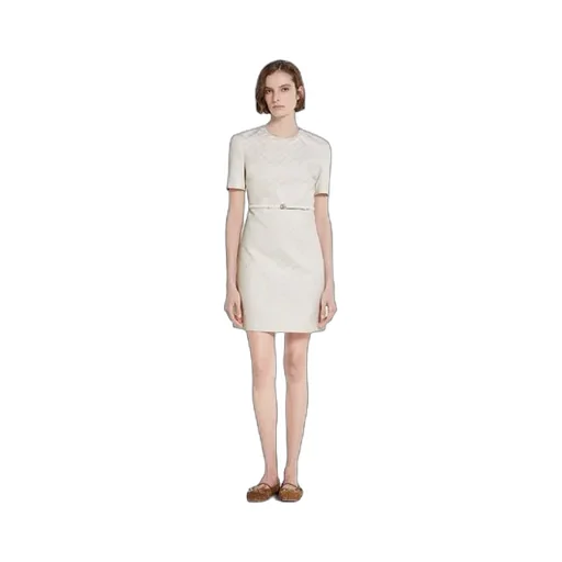 Gg Cotton Gabardine Dress