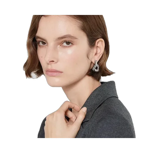 Gucci Signature Engraved Large Earrings