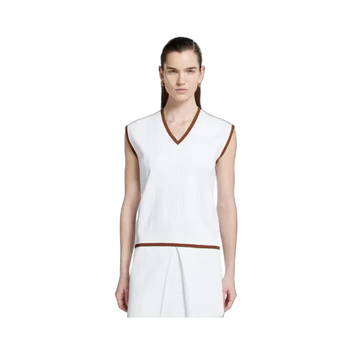 Vest Top With Web Trim