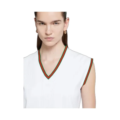 Vest Top With Web Trim
