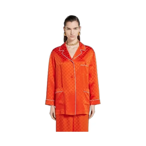 Gg Satin Shirt
