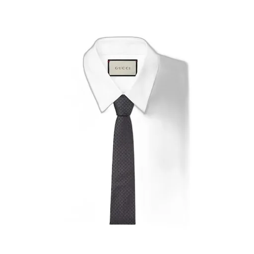Gg Silk Jacquard Tie