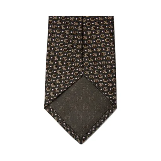 Double G Silk Jacquard Tie