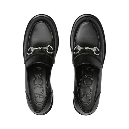 Heeled Loafer With Horsebit