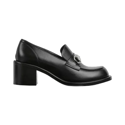 Heeled Loafer With Horsebit