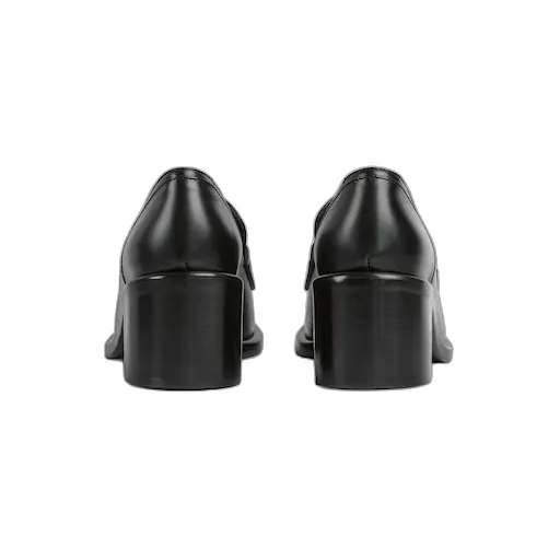 Heeled Loafer With Horsebit