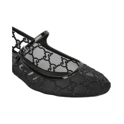 Gg Crystal Ballet Flat