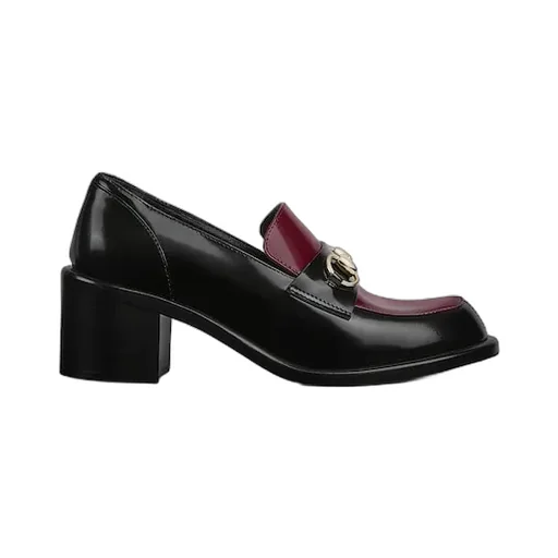 Heeled Loafer With Horsebit