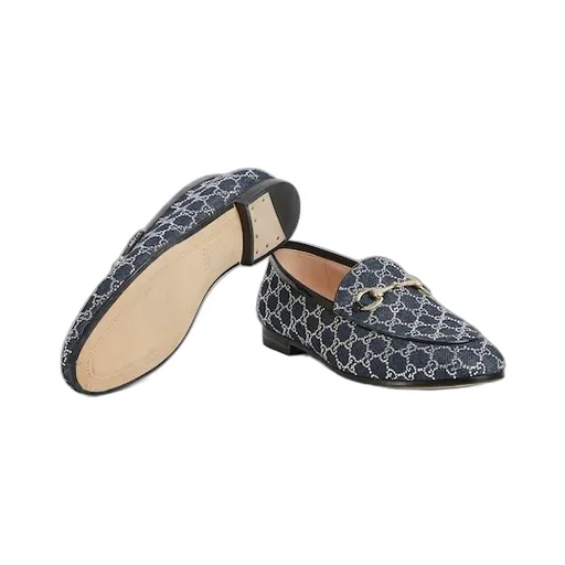 Gg Crystal Gucci Jordaan Loafer