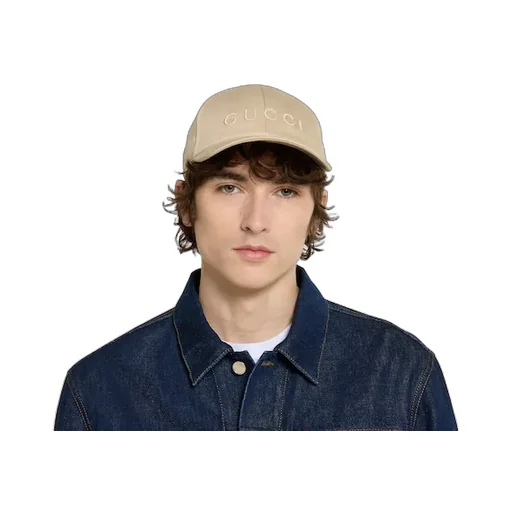 Cotton Baseball Hat With Embroidery