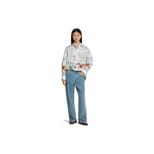Printed Cotton Poplin Shirt