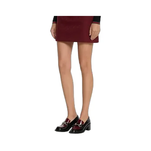 Heeled Loafer With Horsebit