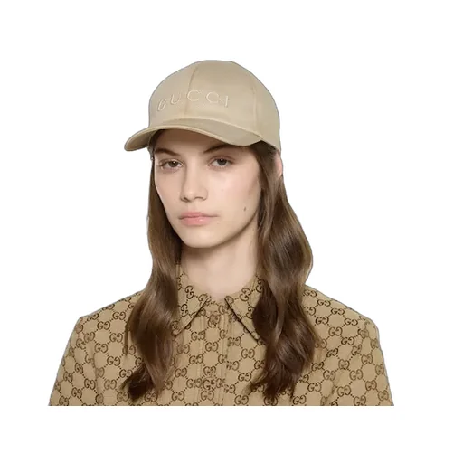 Cotton Baseball Hat With Embroidery